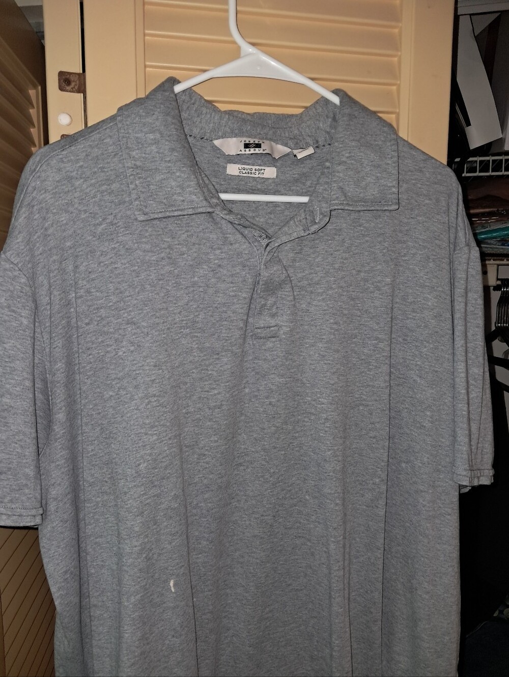 Joseph Abboud Gray Polo Shirt Sz 2X
